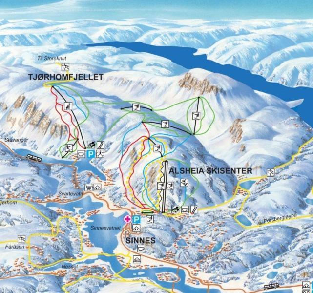 Flott Leilighet Pa Haugen I Sirdal Tjorhom Екстериор снимка